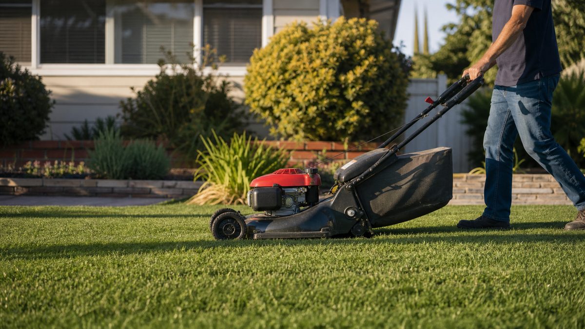 What time are you allowed to start mowing your lawn in NSW in Albury?